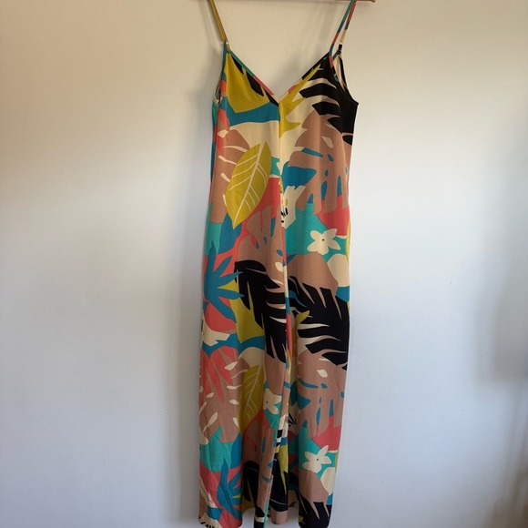 LUUKSE Tropical Print wide-leg jumpsuit Size: Small - Picture 2 of 6